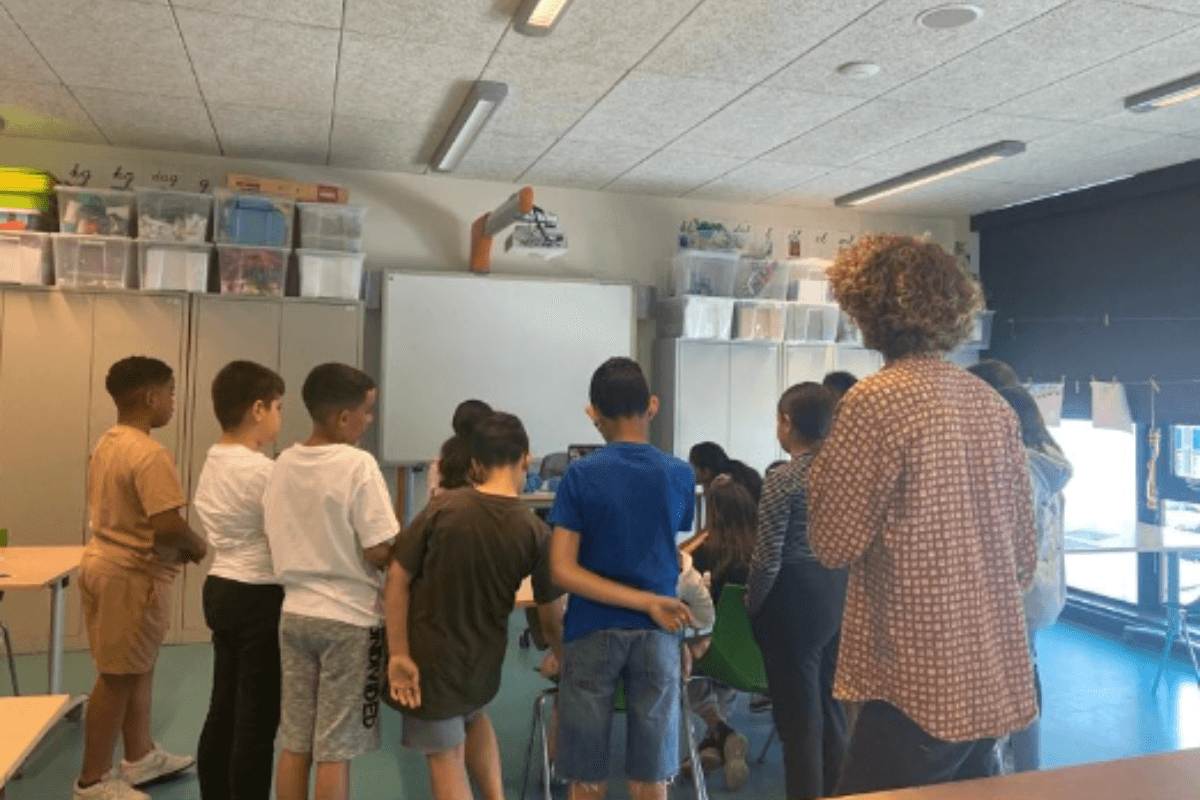 Aflatoun International students in classroom